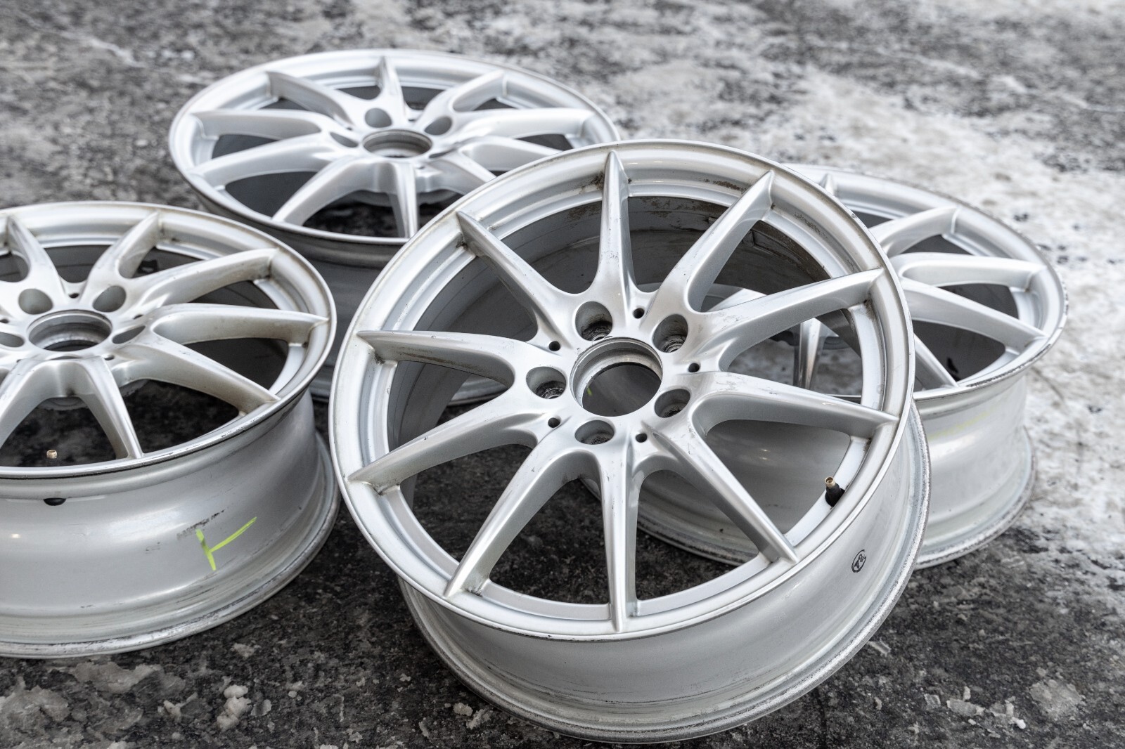 Mercedes A220 A250 17" inch rim OEM 2018 2019 2020 2021 2022 2023 Wheel Set of 4 - Image 6