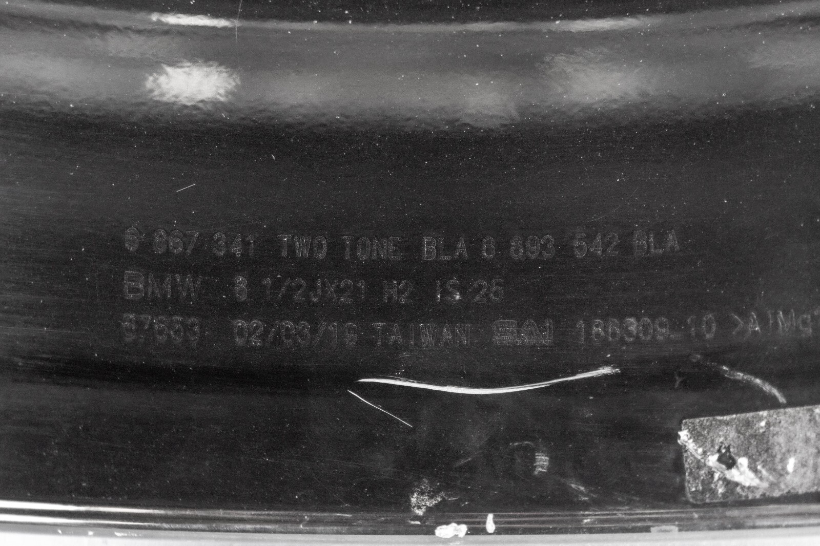 BMW 740i 750i 21" inch Front rim OEM 2016 2017 2018 2019 2020 Genuine Wheel 650M – Image 18