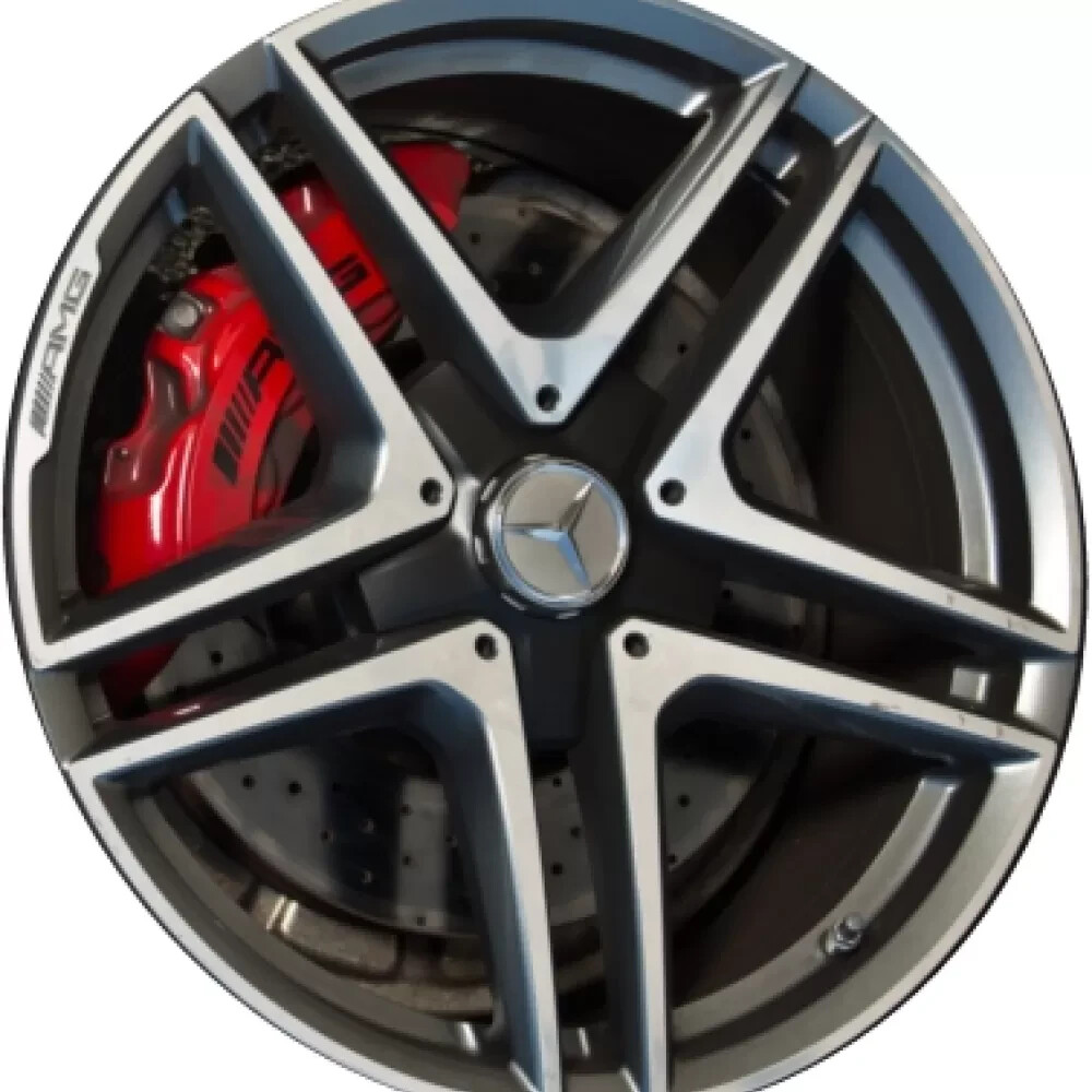 Mercedes CLA45 C63 E63 Rim wheel center cap hub OEM Genuine 0004002400 - Image 4