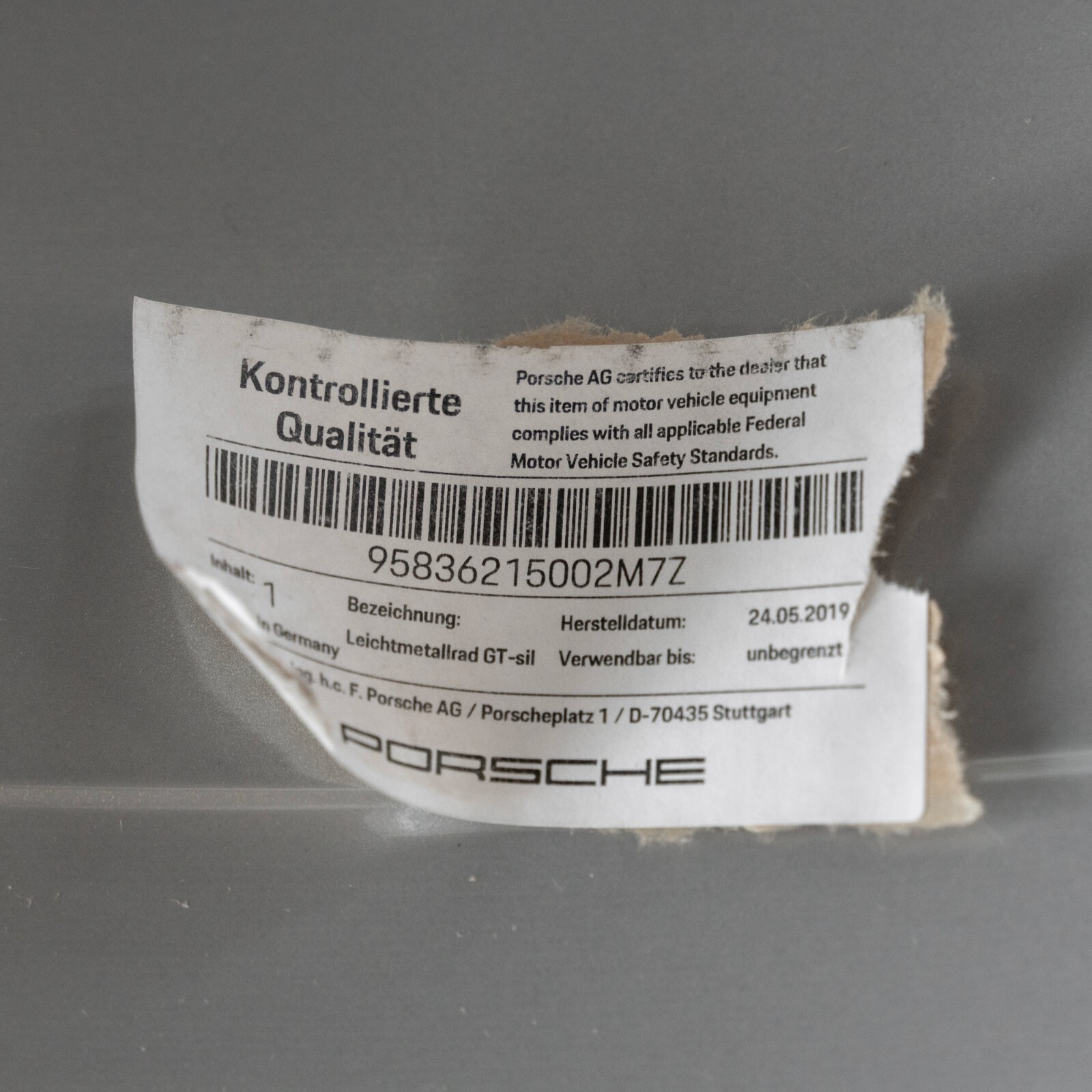 Porsche Cayenne 21" inch rim OEM 2011-2017 Genuine Original Sport Edition Wheel – Image 20