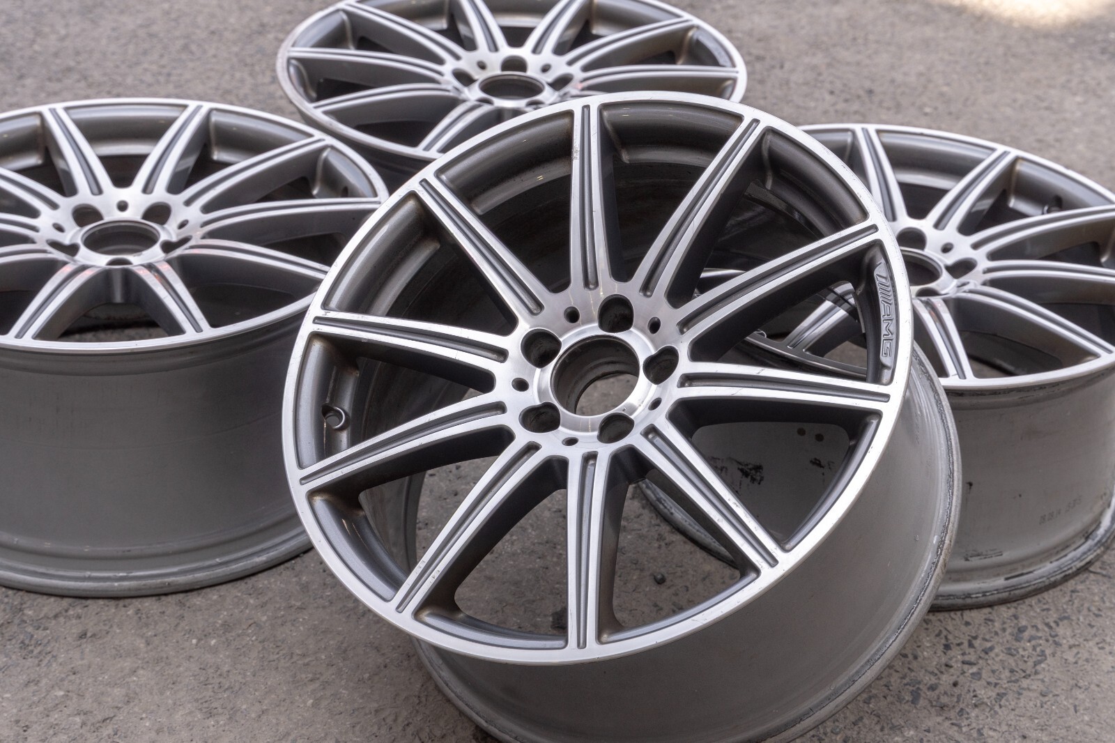 Mercedes E550 E63 E63S AMG 19" inch rim OEM 2009-2016 Genuine Original wheel set - Image 5