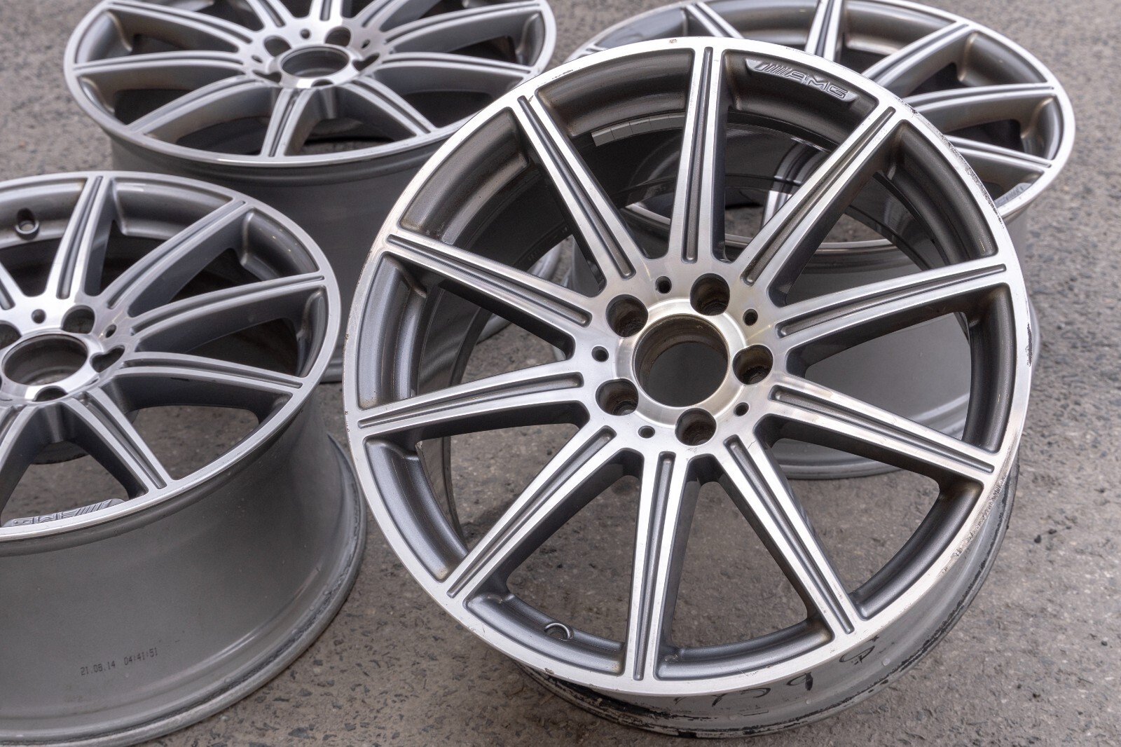Mercedes E550 E63 E63S AMG 19" inch rim OEM 2009-2016 Genuine Original wheel set - Image 10