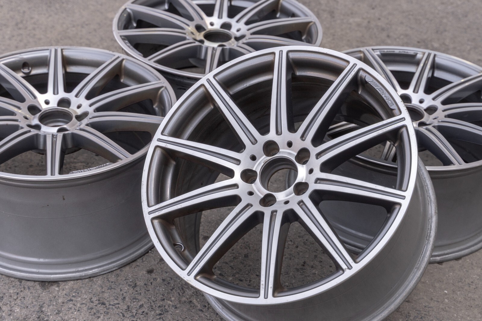 Mercedes E550 E63 E63S AMG 19" inch rim OEM 2009-2016 Genuine Original wheel set - Image 17