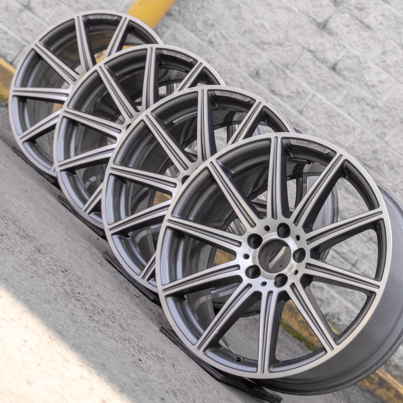 Mercedes E550 E63 E63S AMG 19" inch rim OEM 2009-2016 Genuine Original wheel set - Image 22