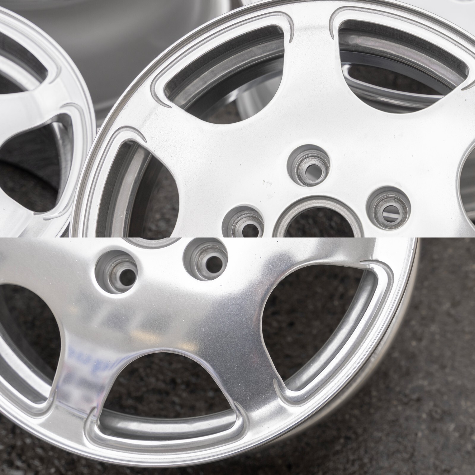 Porsche 928 944 951 Turbo 16" inch Fuchs Genuine Forged Club Sport Wheel SET - Image 8