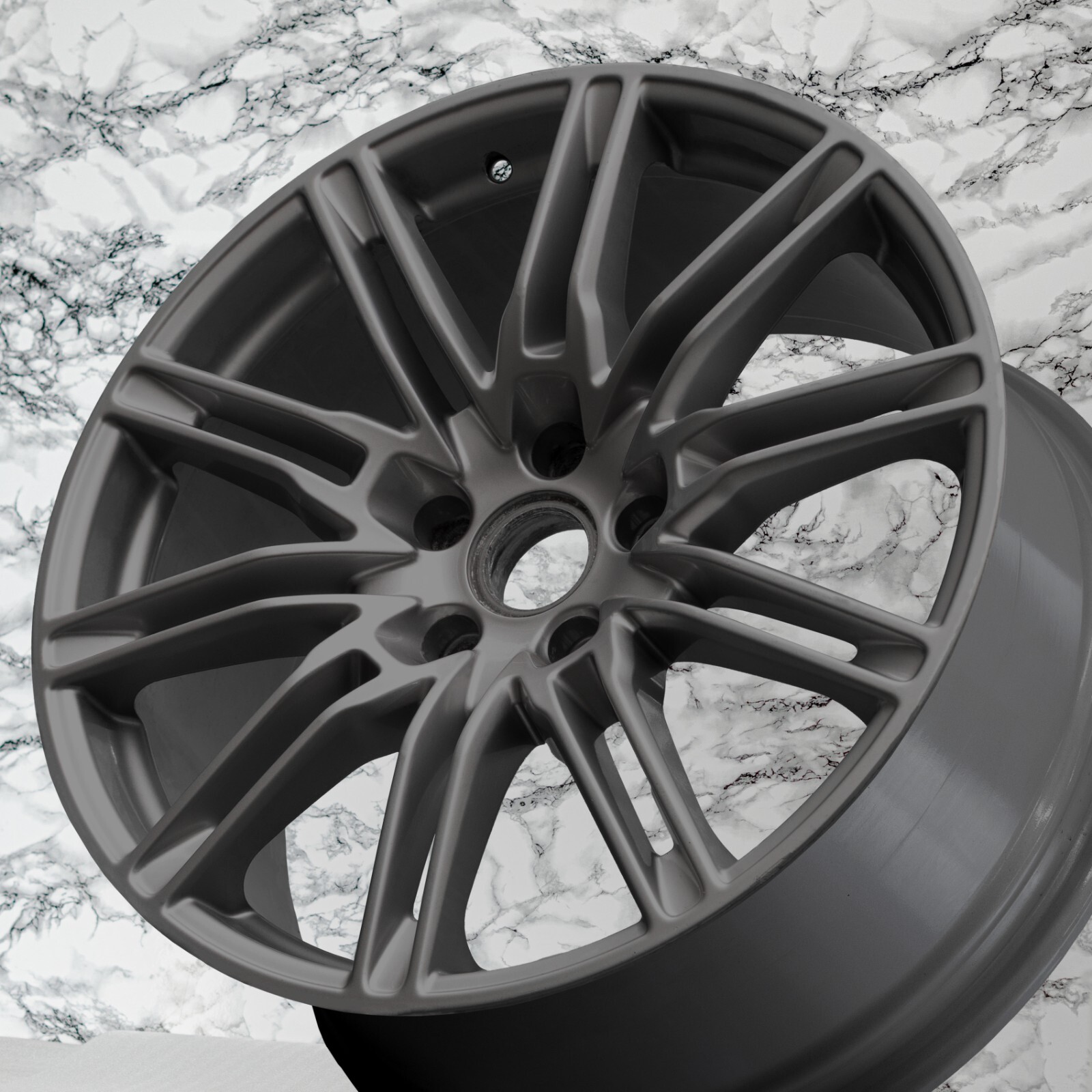 Porsche Cayenne 21" inch rim OEM 2011-2017 Genuine Sport Edition Wheel Set of 4 - Image 6