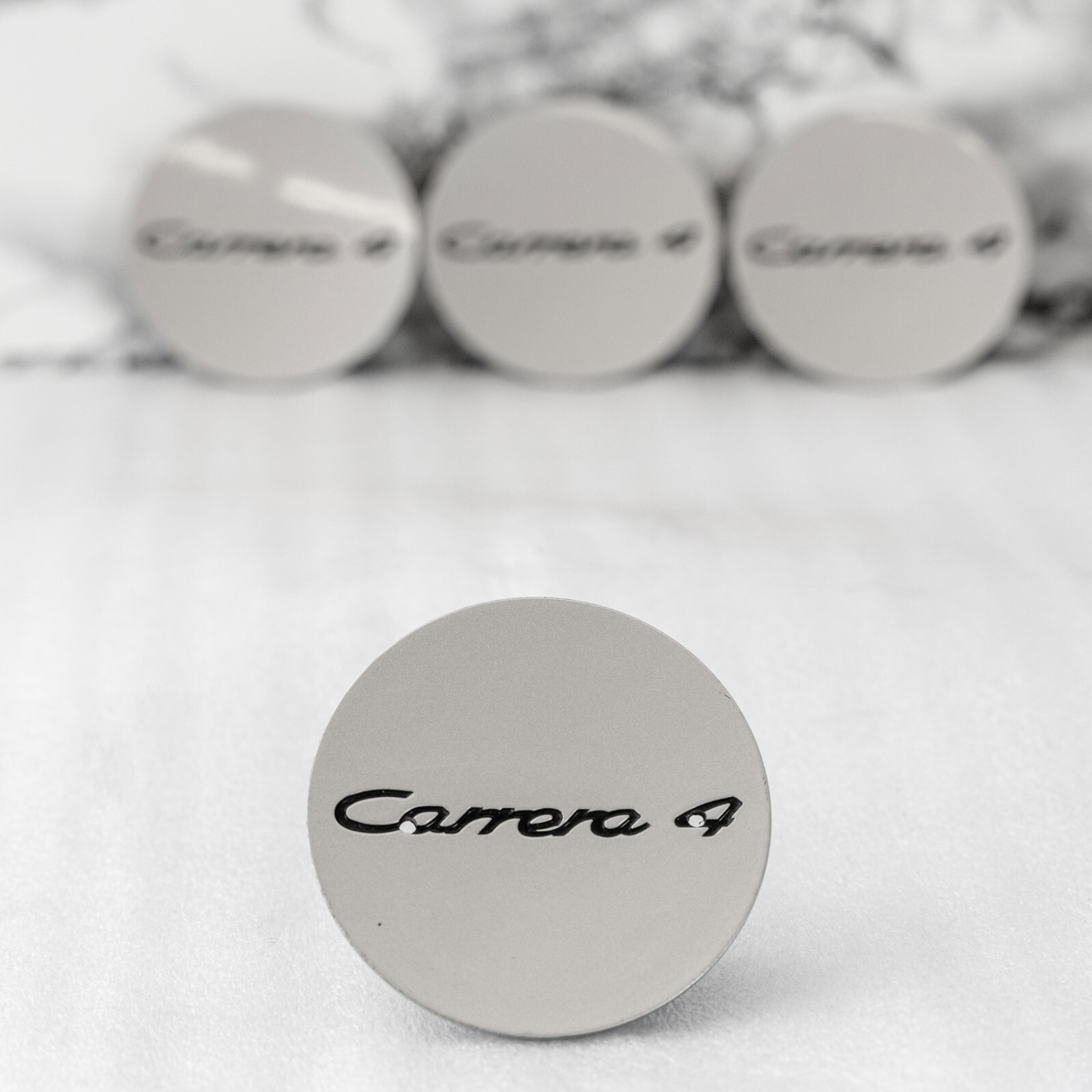 Porsche 911 993 996 Carrera 4 OEM Genuine Wheel Center cap SET of 4 - Image 11