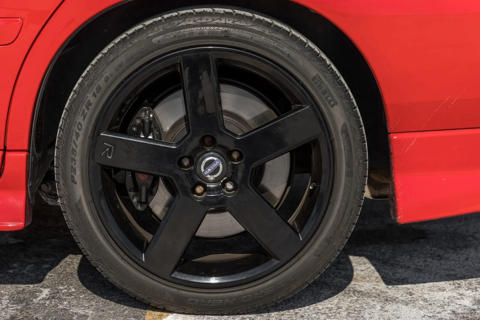 Volvo C70 S60 V70 R 18" inch rim OEM 2001-2007 Genuine Original Pegasus Wheel - Image 5