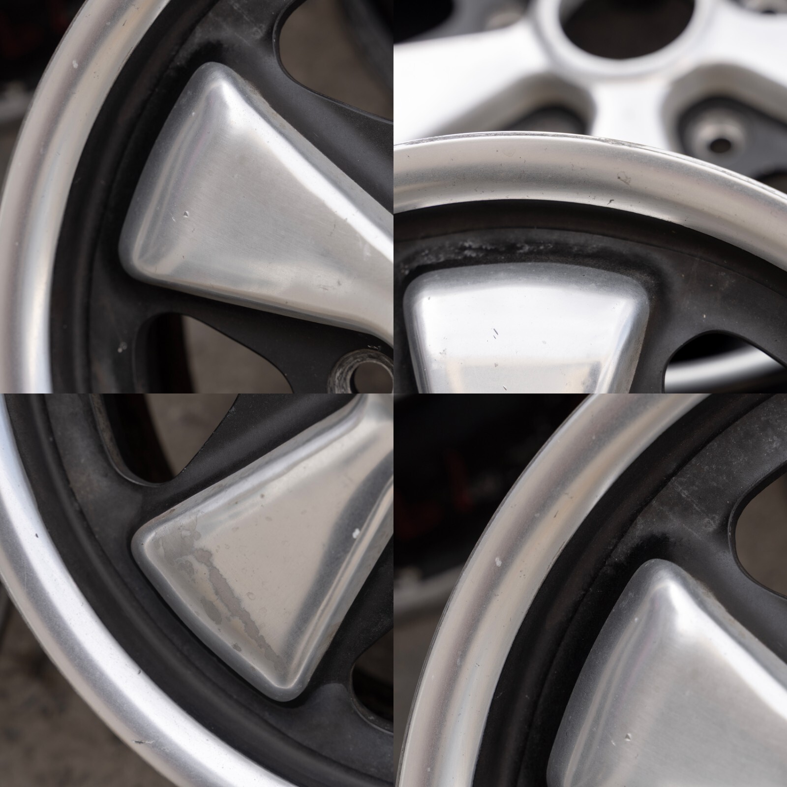 Porsche 911 912 14" inch rim OEM 1964-1969 Genuine Original Fuchs Wheel set - Image 10