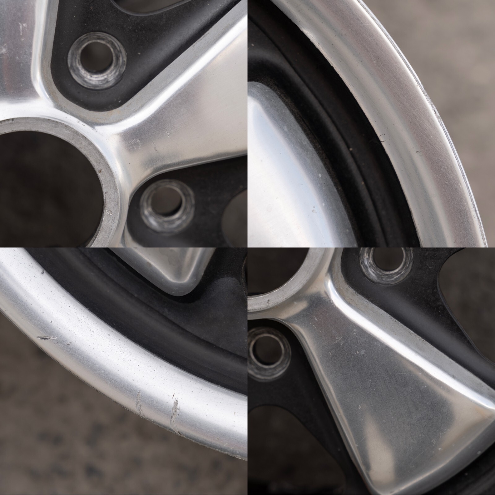 Porsche 911 912 14" inch rim OEM 1964-1969 Genuine Original Fuchs Wheel set - Image 11