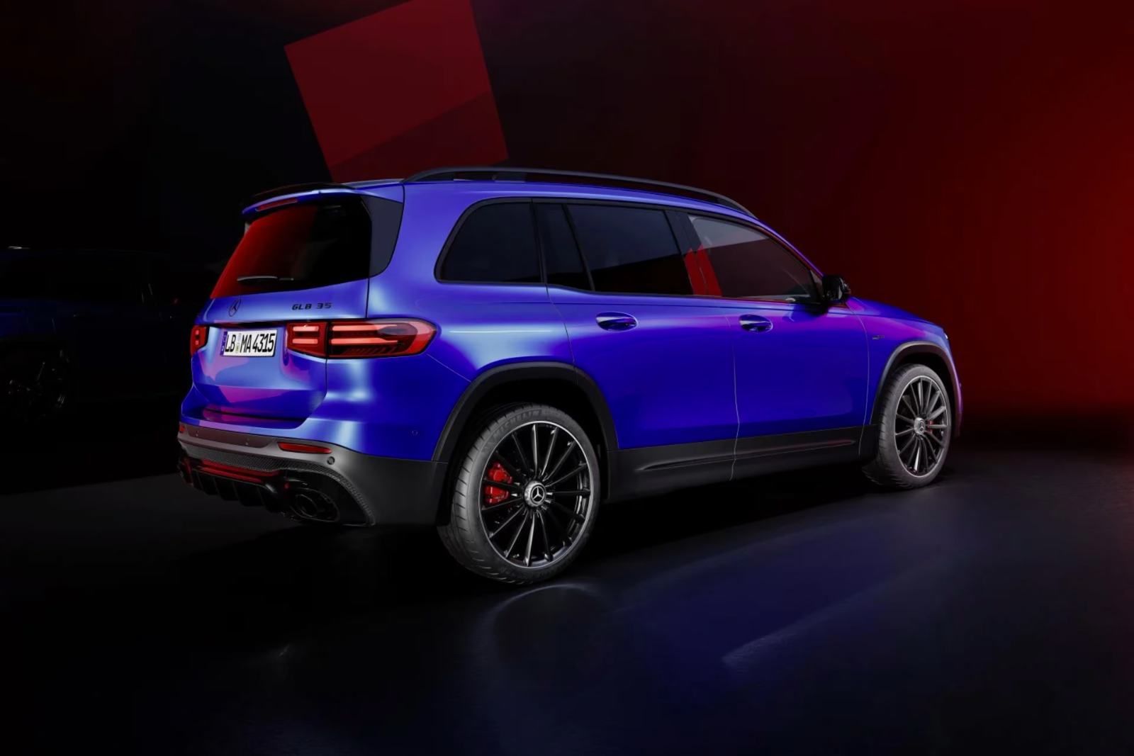 Mercedes GLA35 GLA45 GLB35 AMG 21" inch rim OEM 2020-2025 NEW Genuine Wheel Set – Image 4