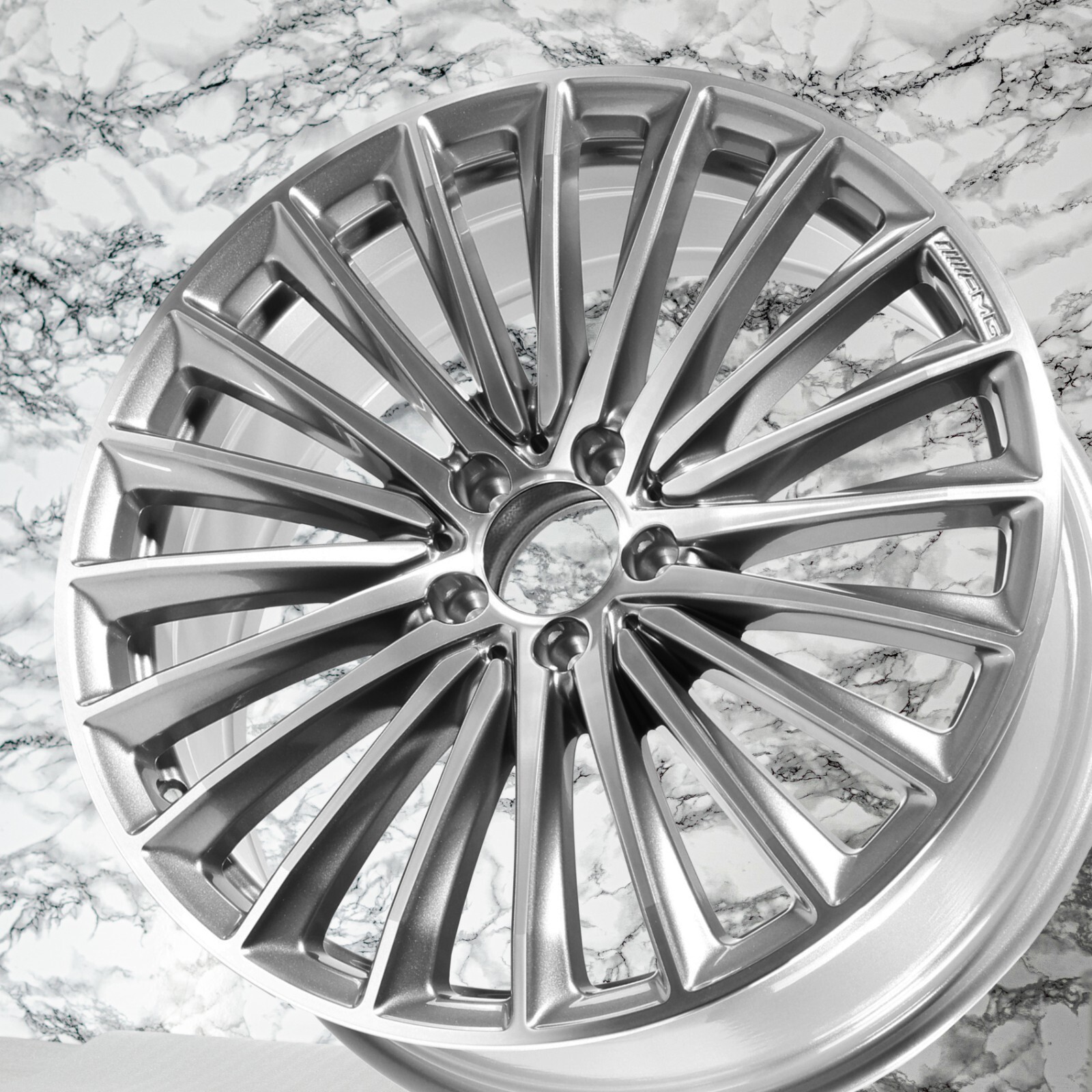 Mercedes C300 19" inch rim OEM 2023 2024 2025 Genuine Staggered AMG Wheel Set - Image 5