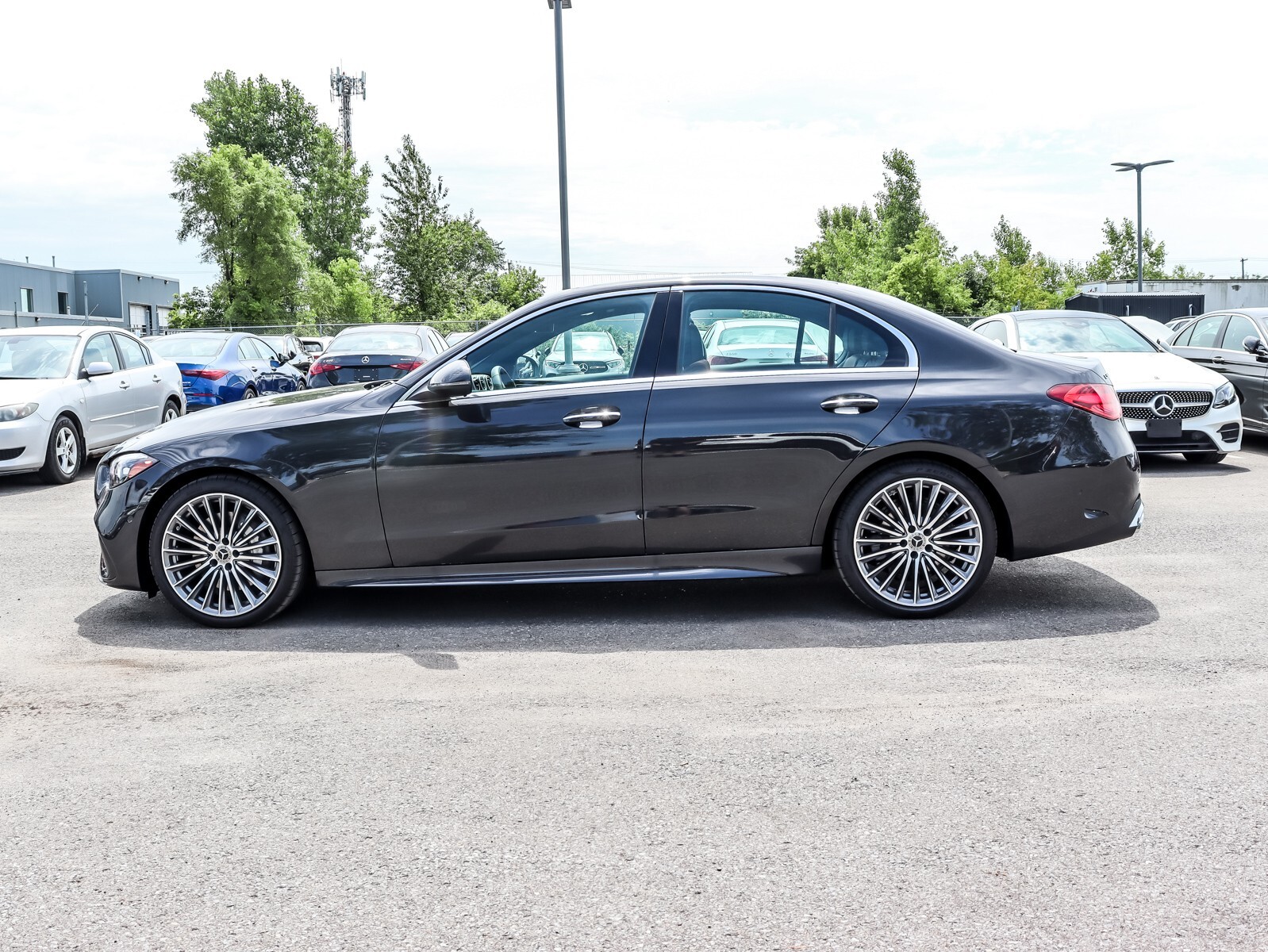 Mercedes C300 19" inch rim OEM 2023 2024 2025 Genuine Staggered AMG Wheel Set - Image 2