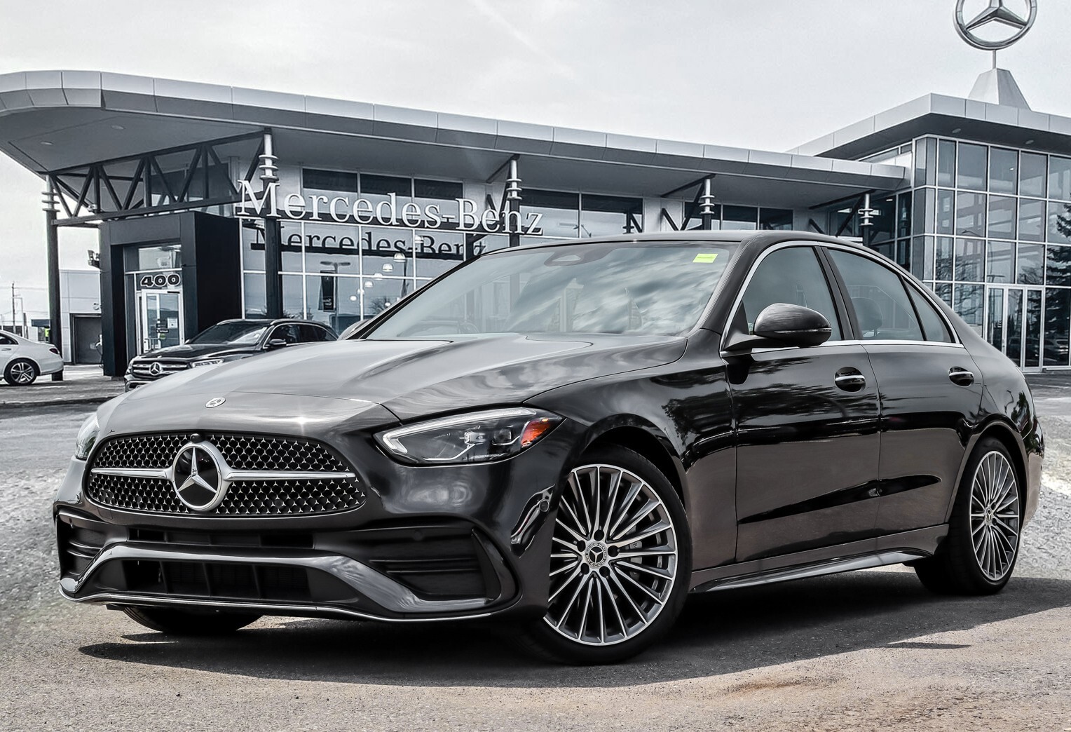 Mercedes C300 19" inch rim OEM 2023 2024 2025 Genuine Staggered AMG Wheel Set - Image 3