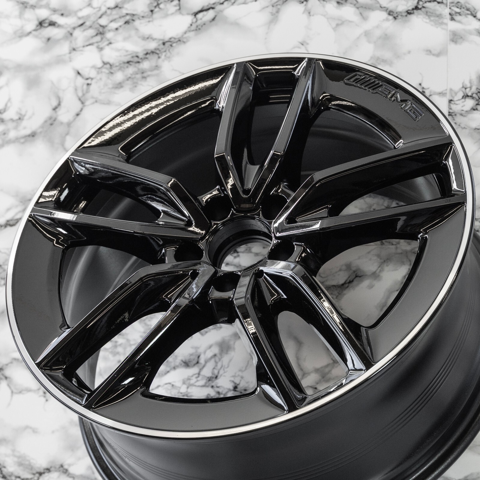 Mercedes GLE350 GLE450 22" inch rim OEM 2020-2025 NEW Genuine AMG Wheel set – Image 9