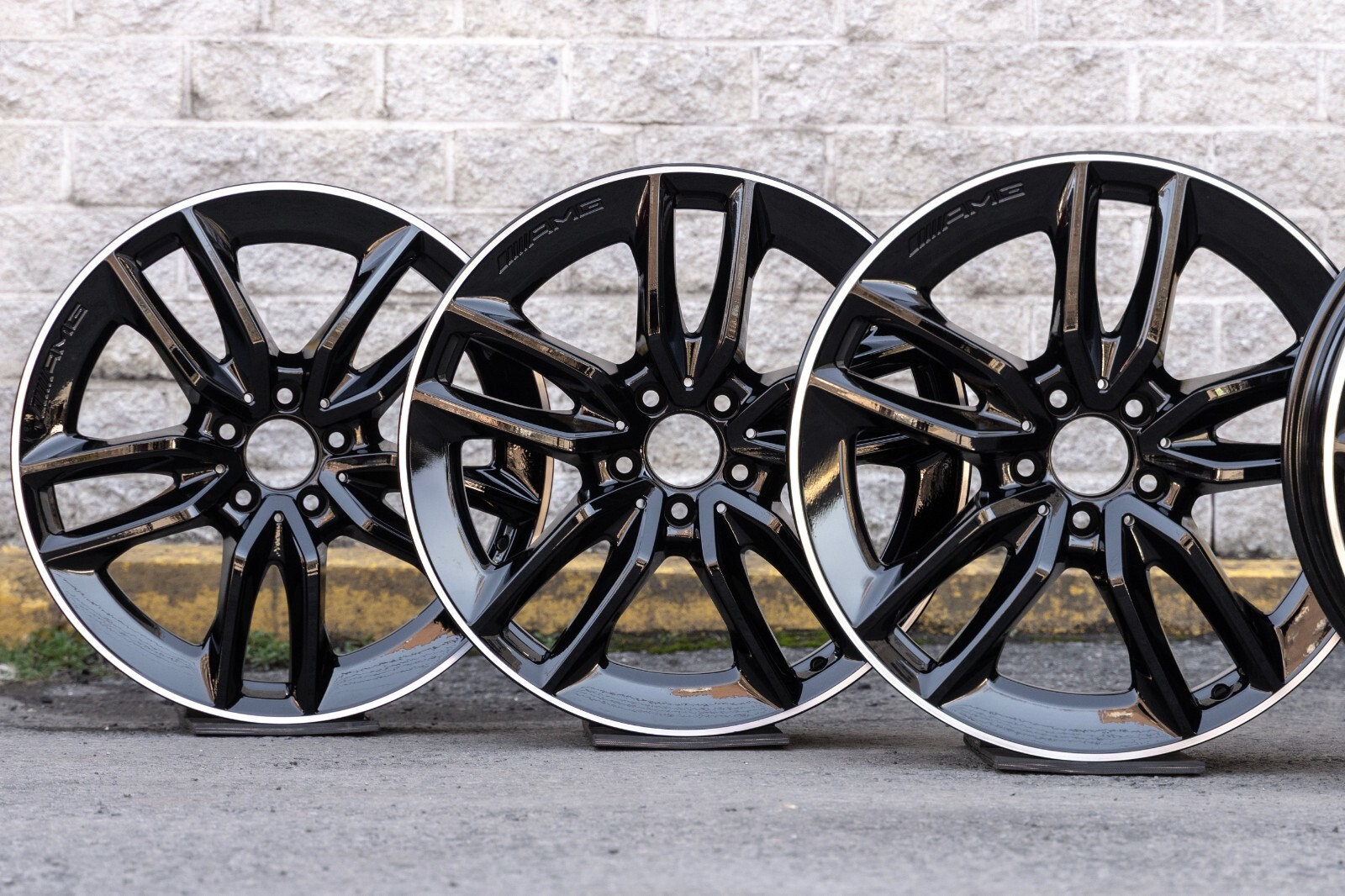 Mercedes C300 C450 C43 AMG 19" Inch OEM 2015-2022 Genuine Original wheel set - Image 4
