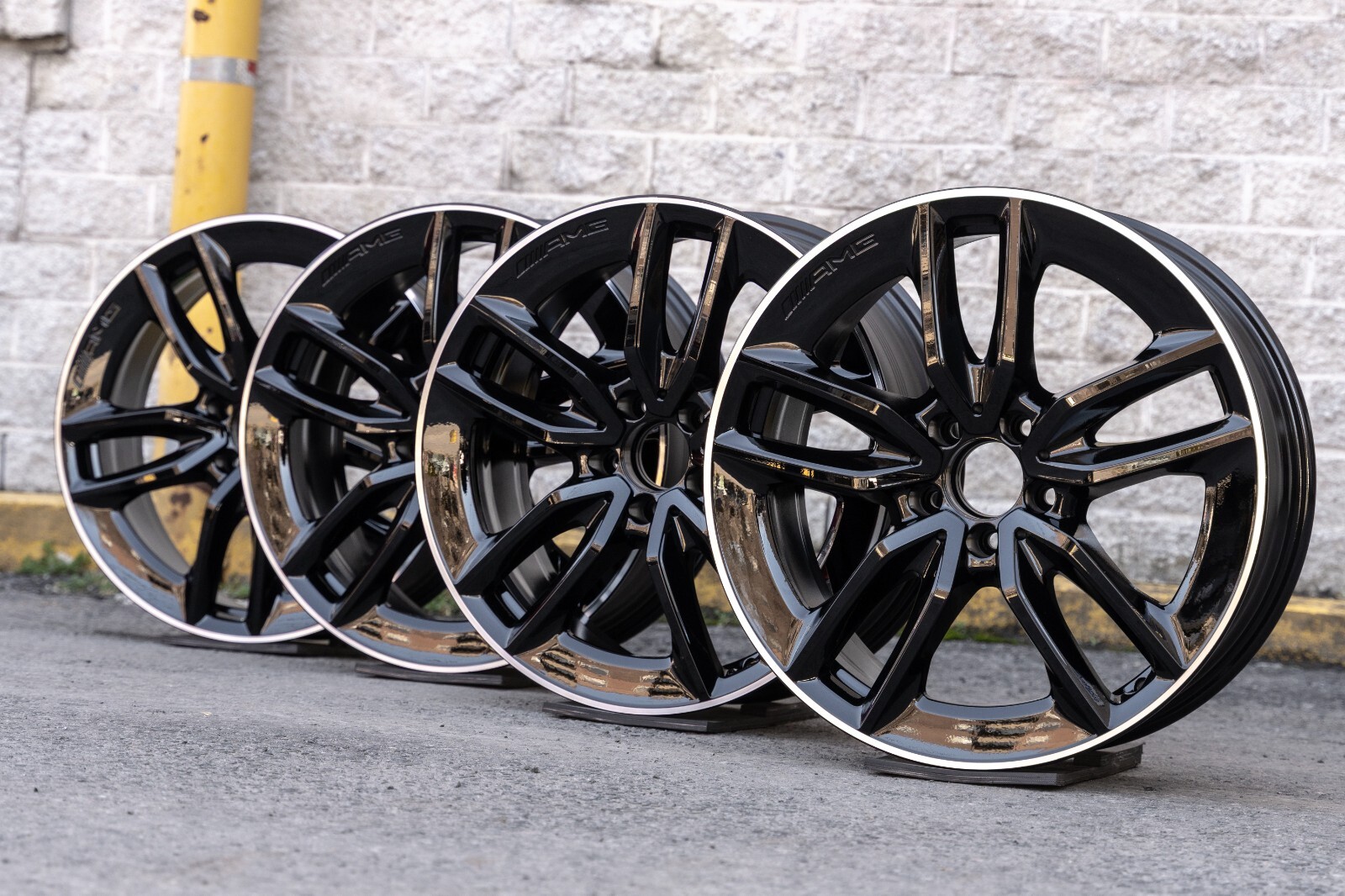 Mercedes C300 C450 C43 AMG 19" Inch OEM 2015-2022 Genuine Original wheel set - Image 5