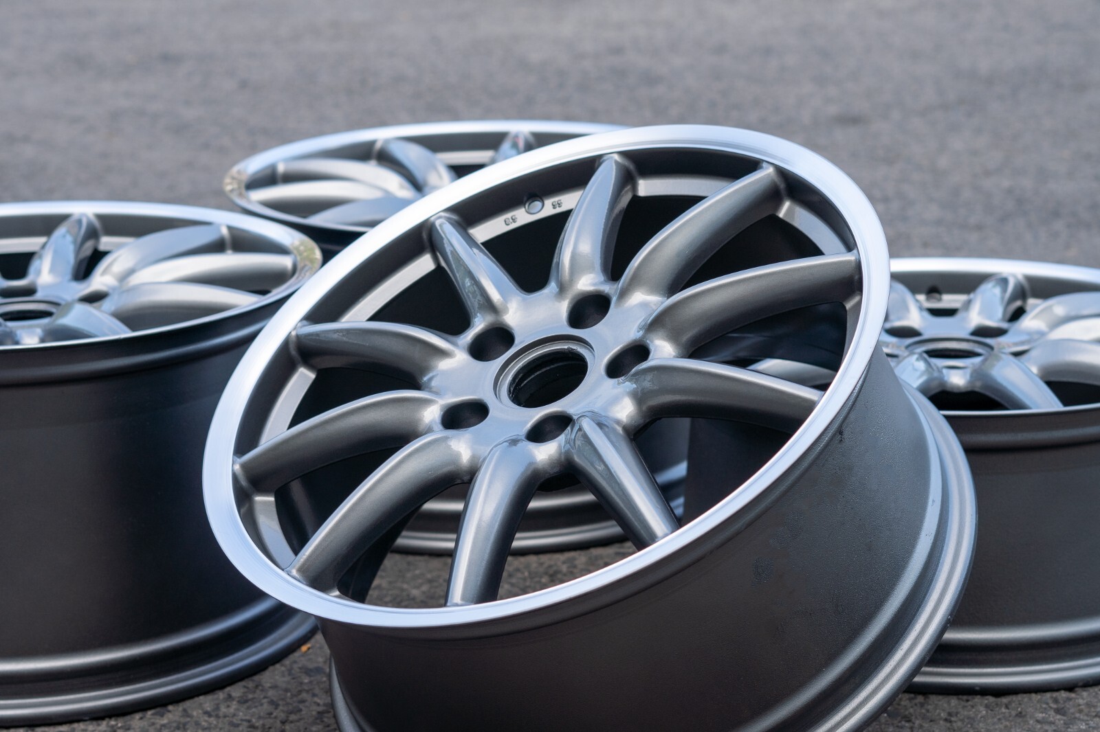 Porsche Carrera S 911 997 19" inch rim OEM 2009 2010 2011 2012 2013 wheel SET - Image 3