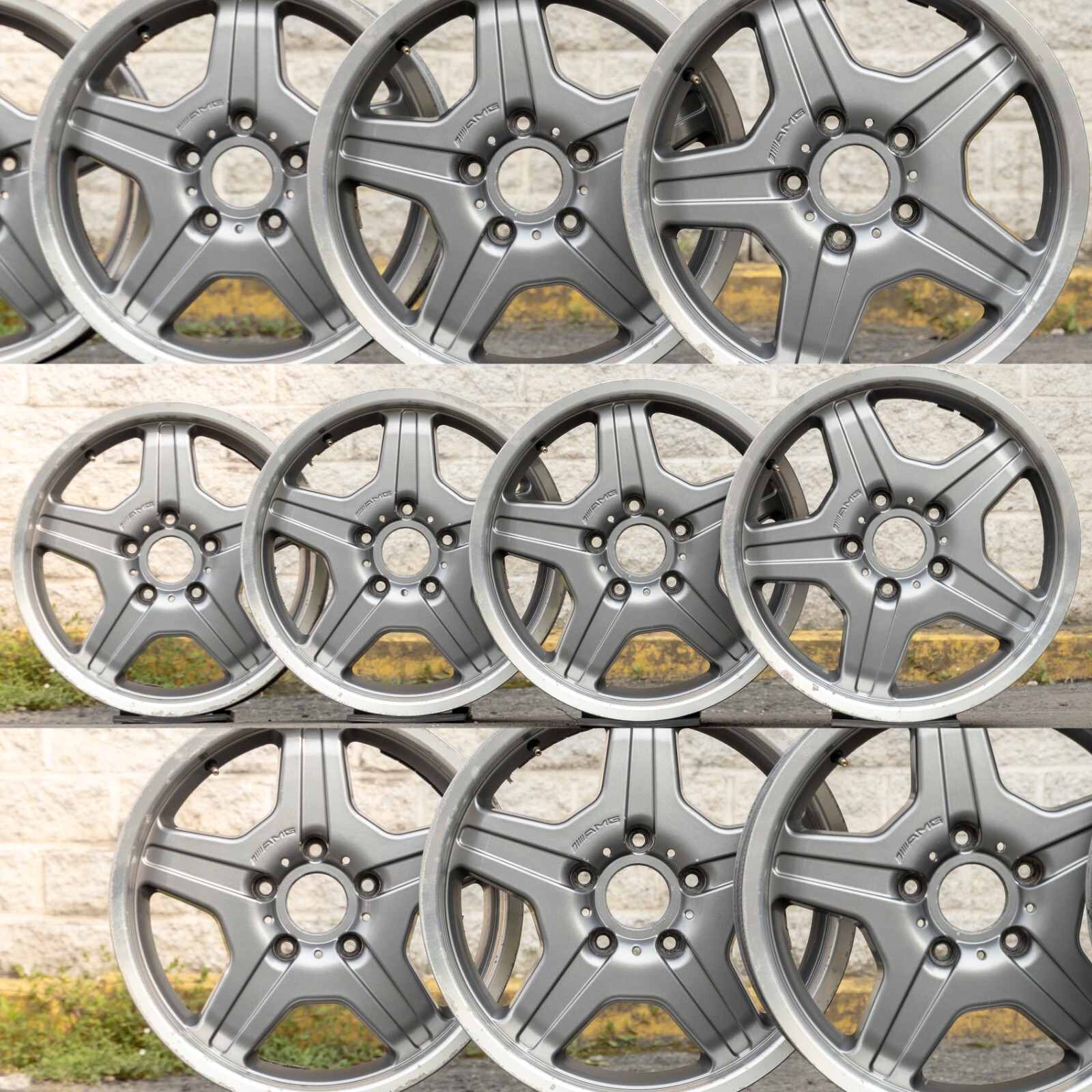 Mercedes G500 G55 AMG 18" inch rim OEM 2003-2008 Genuine Original Wheel SET - Image 5