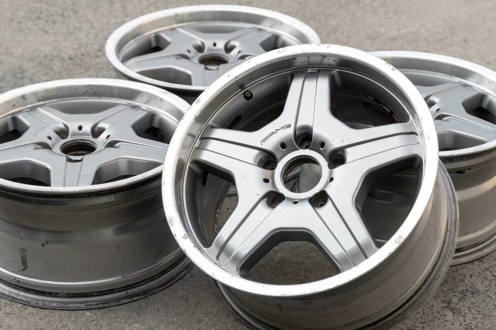 Mercedes G500 G55 AMG 18" inch rim OEM 2003-2008 Genuine Original Wheel SET - Image 7