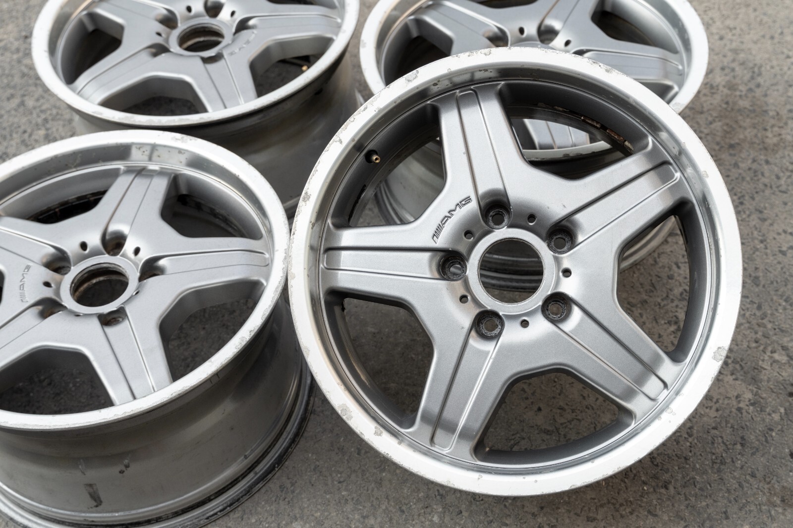 Mercedes G500 G55 AMG 18" inch rim OEM 2003-2008 Genuine Original Wheel SET - Image 8