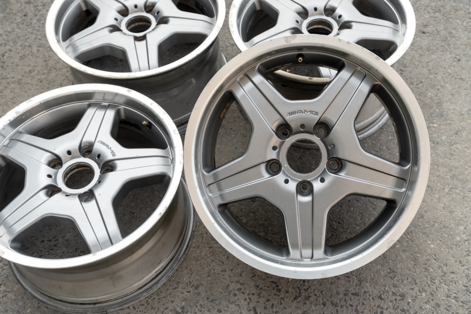 Mercedes G500 G55 AMG 18" inch rim OEM 2003-2008 Genuine Original Wheel SET - Image 12