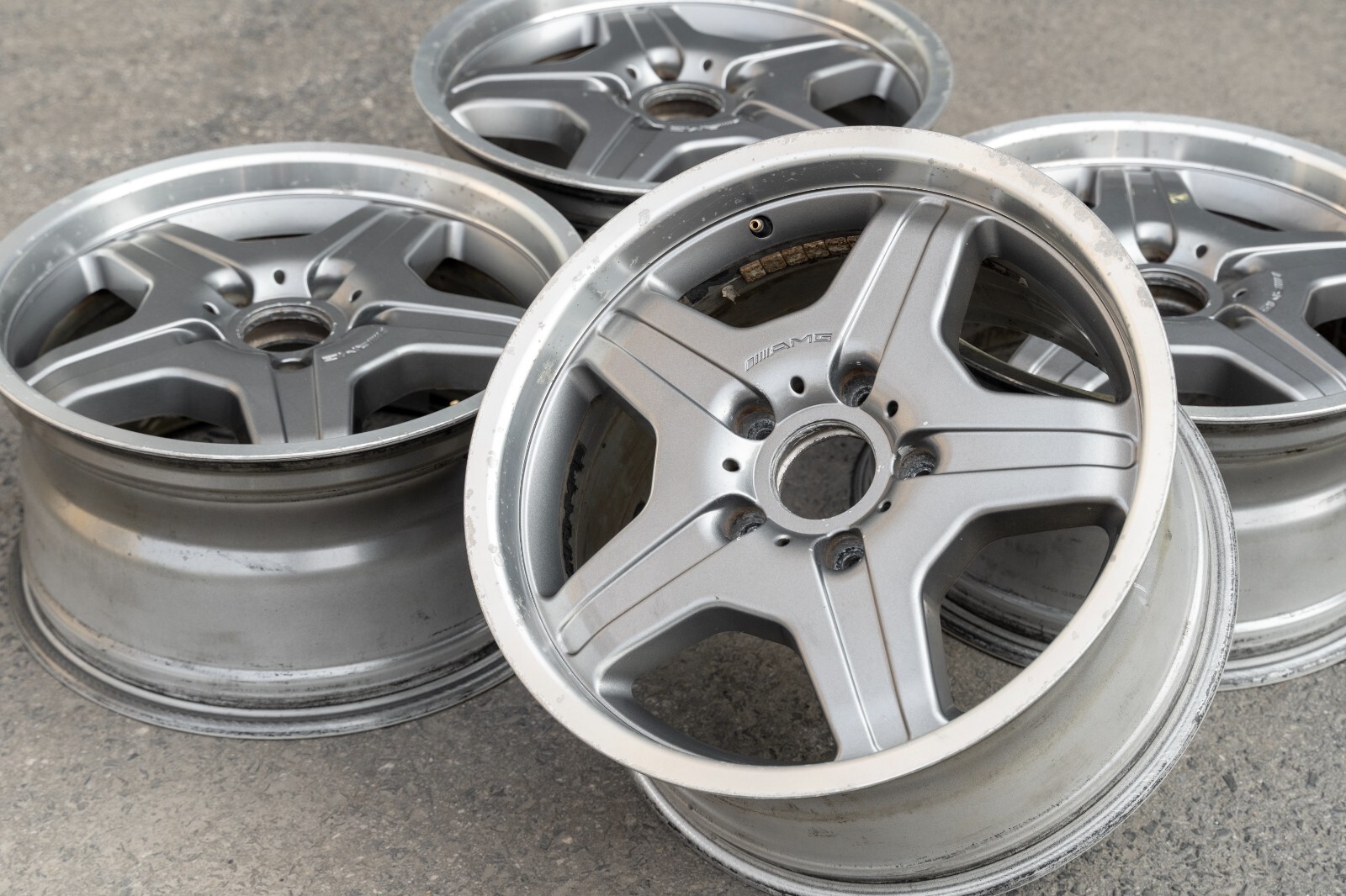 Mercedes G500 G55 AMG 18" inch rim OEM 2003-2008 Genuine Original Wheel SET - Image 15