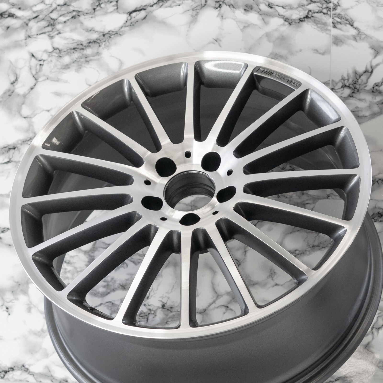 Mercedes A45 CLA45 AMG 19" inch rim OEM 2014 2015 2016 2017 2018 2019 wheel Set - Image 5