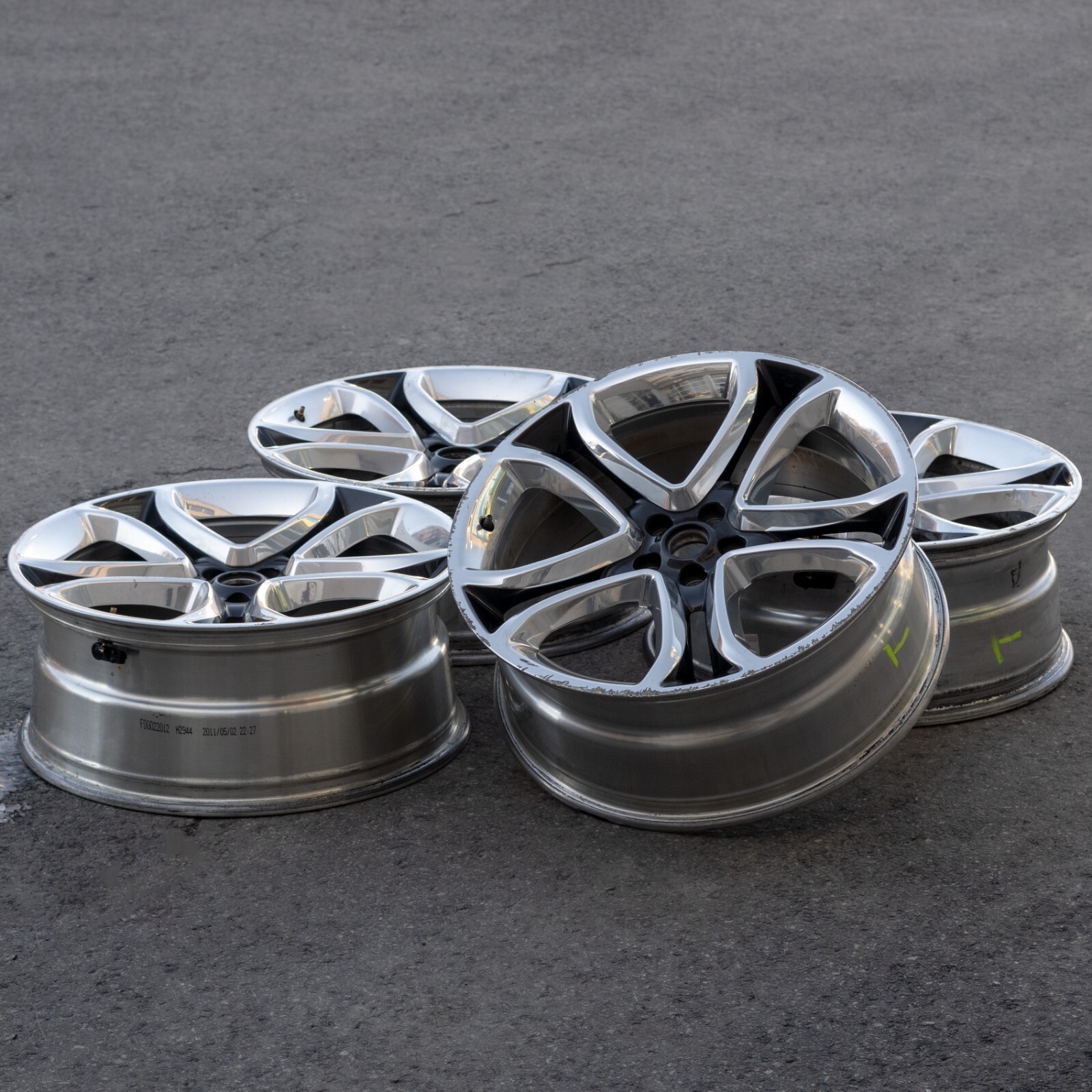 Ford Edge Flex Explorer 22" inch rim OEM 2011 2012 2013 2014 Wheel Set of 4