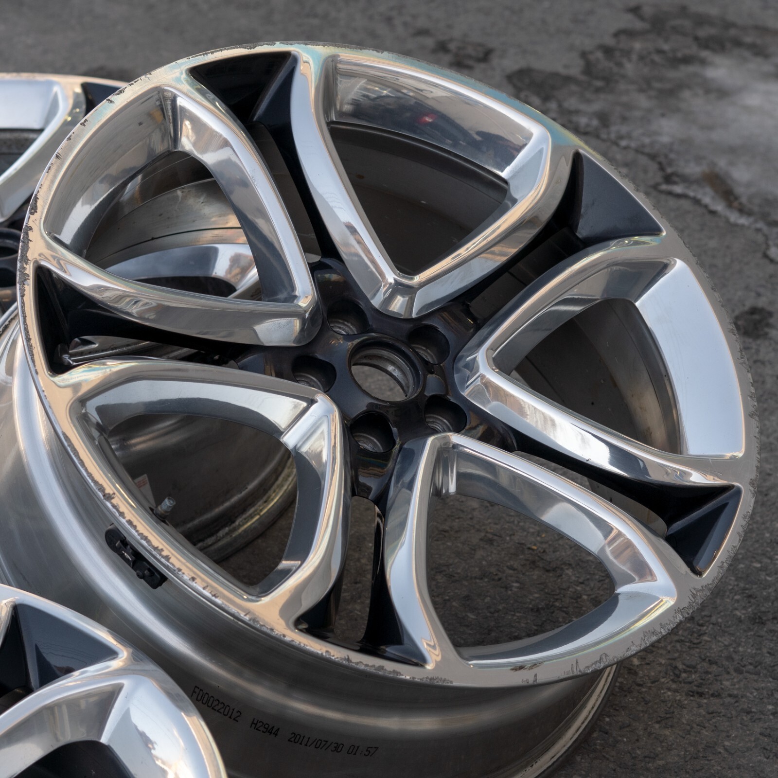 Ford Edge Flex Explorer 22" inch rim OEM 2011 2012 2013 2014 Wheel Set of 4 - Image 3