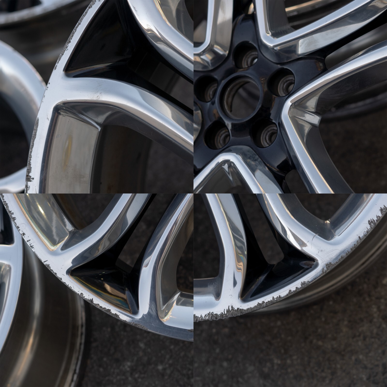 Ford Edge Flex Explorer 22" inch rim OEM 2011 2012 2013 2014 Wheel Set of 4 - Image 5
