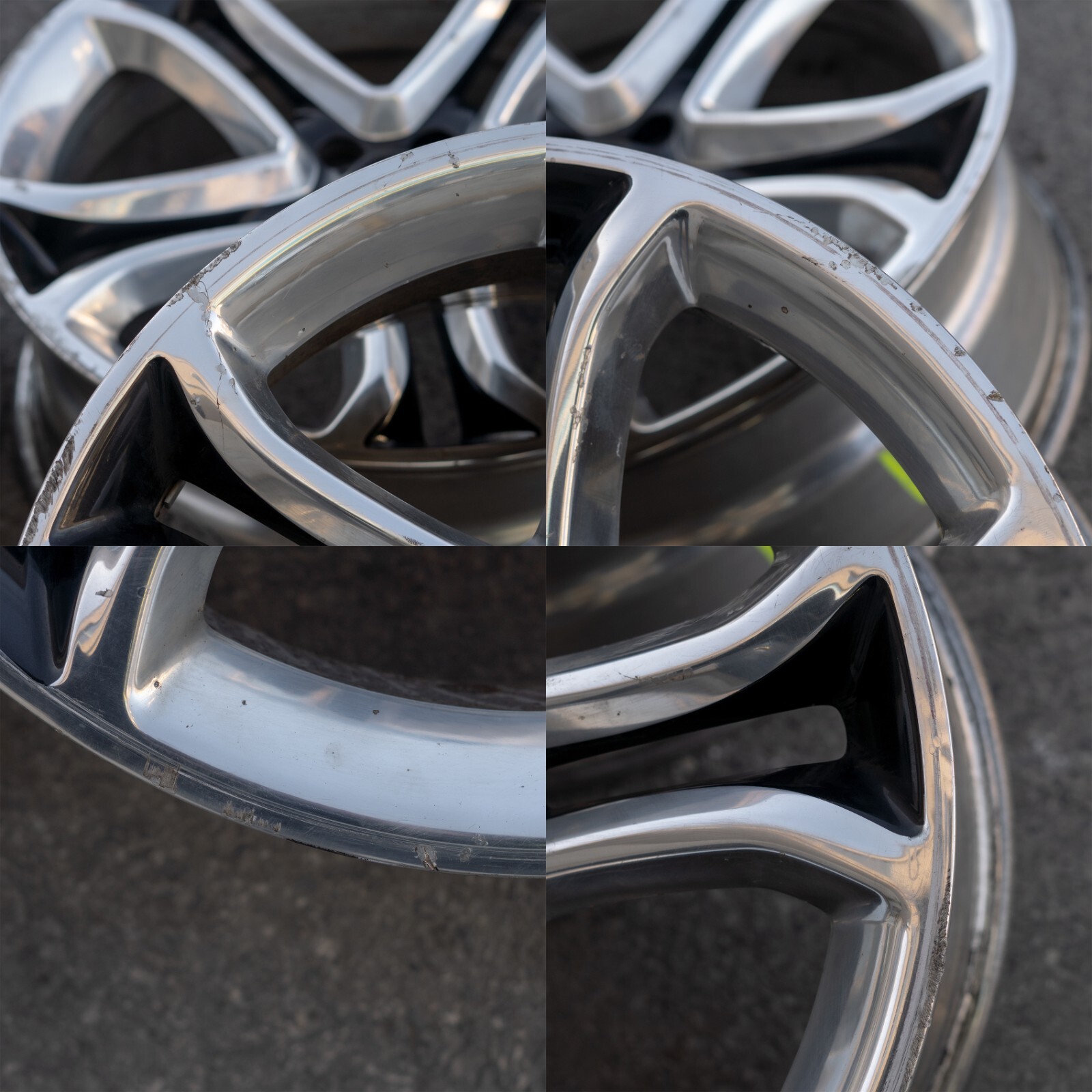 Ford Edge Flex Explorer 22" inch rim OEM 2011 2012 2013 2014 Wheel Set of 4 - Image 8