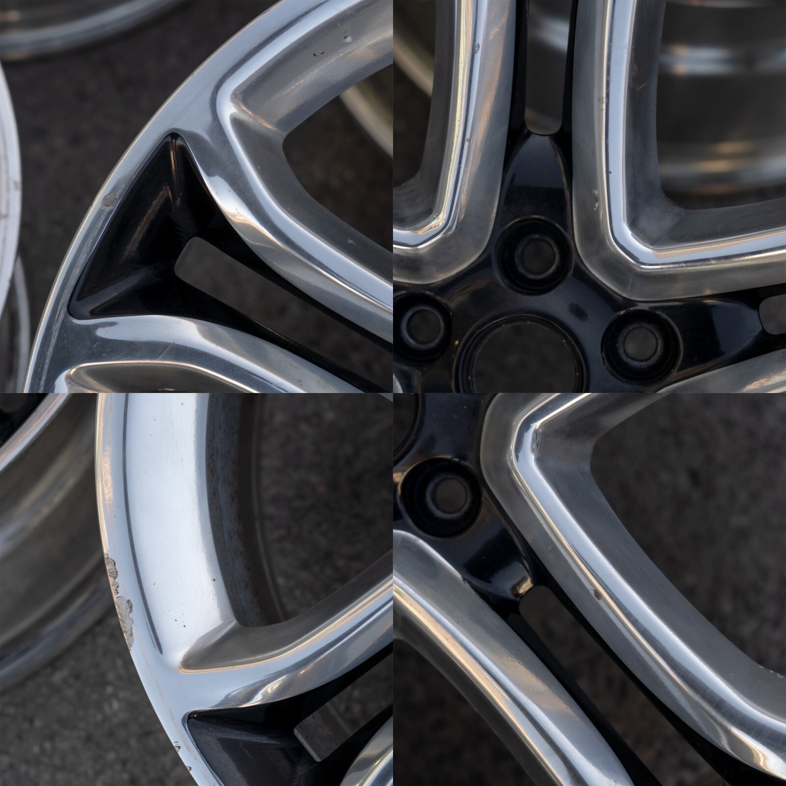 Ford Edge Flex Explorer 22" inch rim OEM 2011 2012 2013 2014 Wheel Set of 4 - Image 13