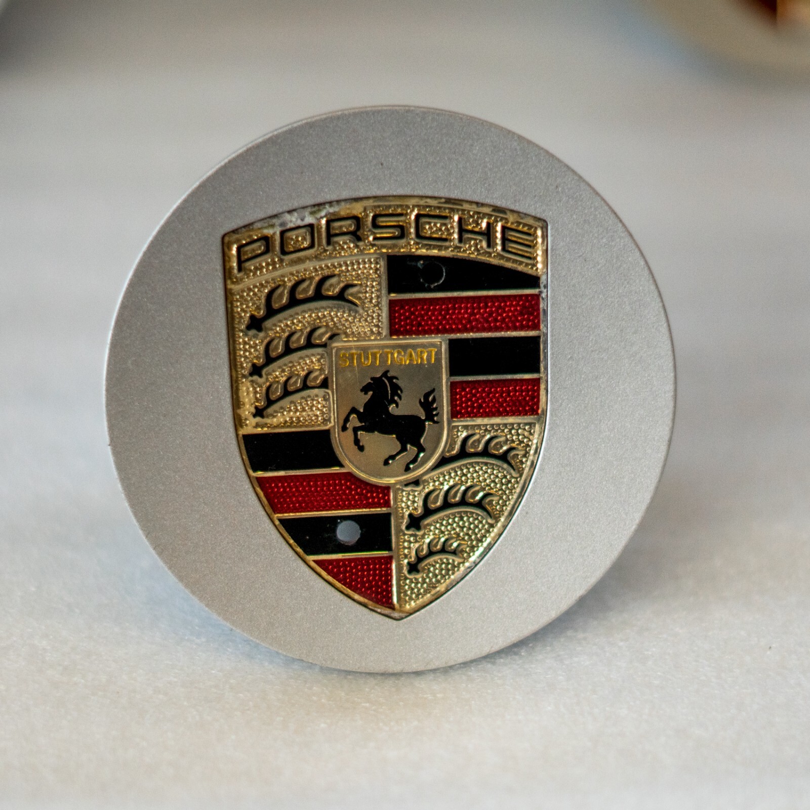 Porsche 718 911 Panamera Cayenne OEM Genuine Center cap set Silver - Image 13