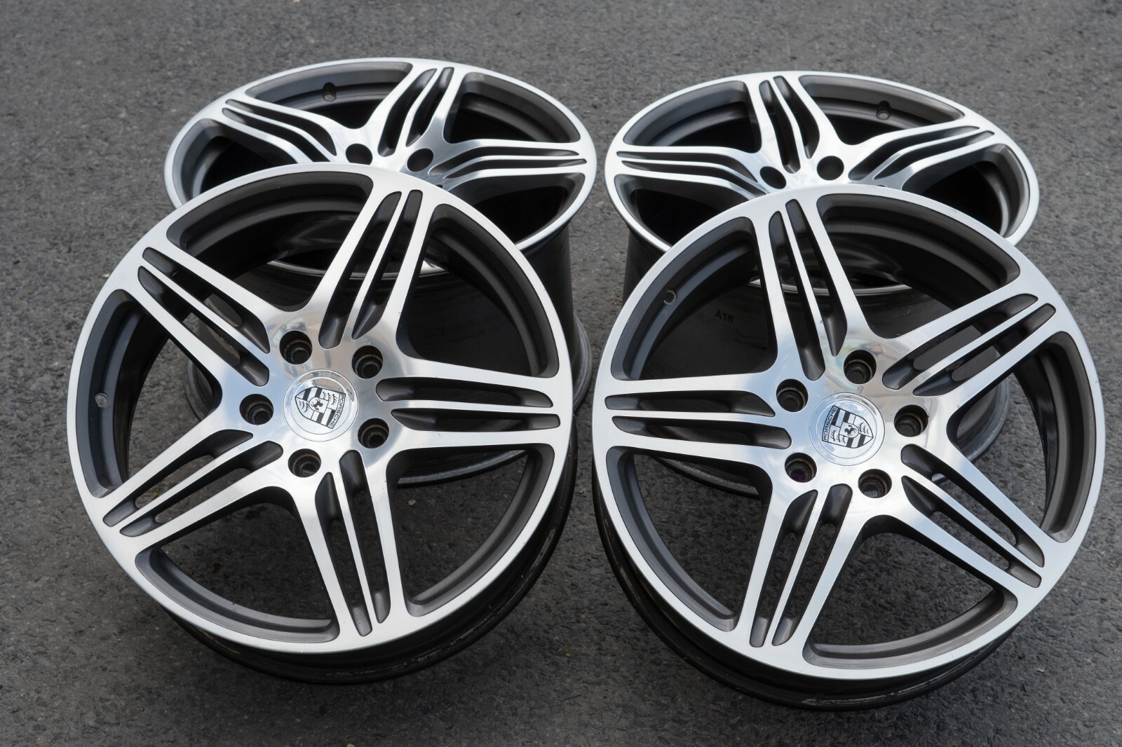 Porsche Carrera 4 4S 911 997 19" inch rim OEM 2007 2008 2009 2010 2011 Wheel SET - Image 2