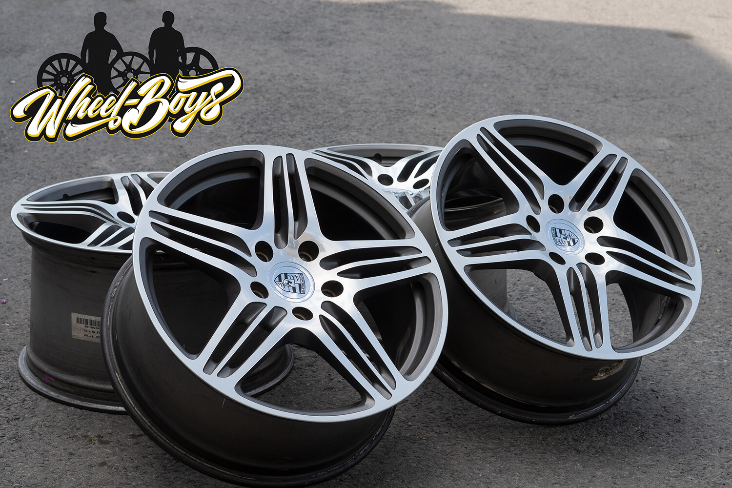 Porsche Carrera 4 4S 911 997 19" inch rim OEM 2007 2008 2009 2010 2011 Wheel SET - Image 4