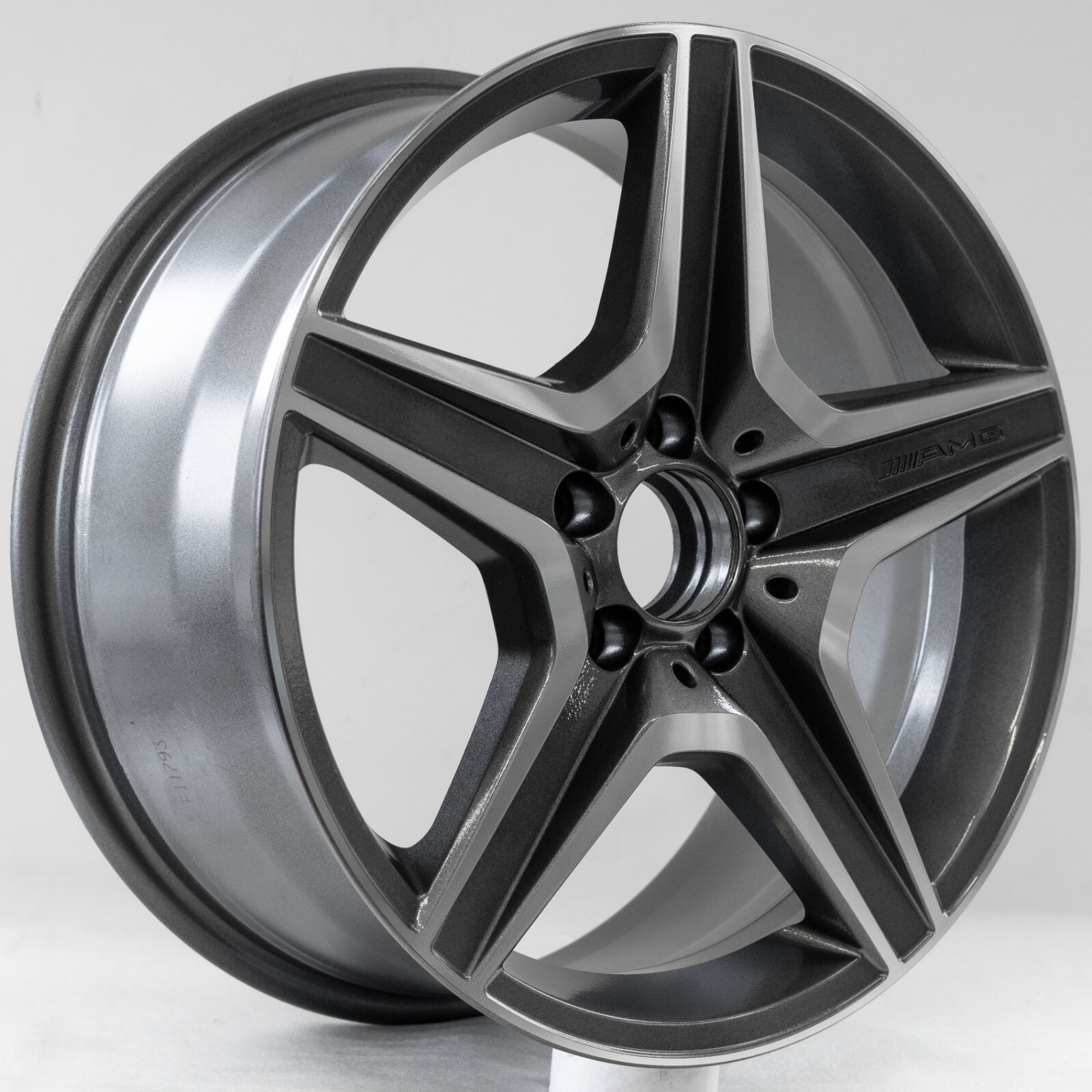 Mercedes C63 AMG 18" inch Front rim OEM 2008-2014 Genuine Original Wheel Single - Image 8