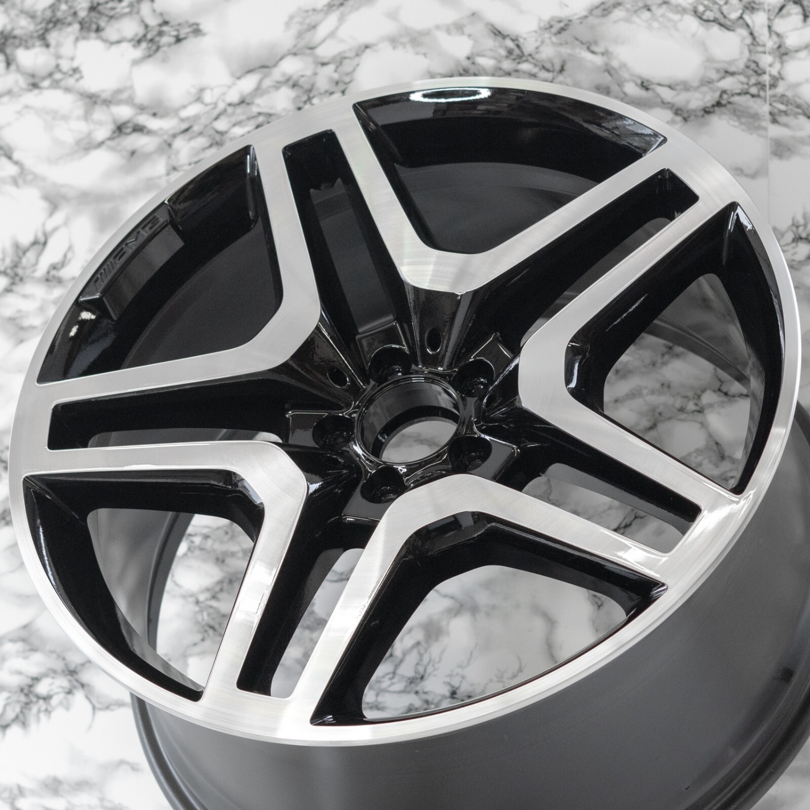 Mercedes GL350 GL550 GLS550 21" inch rim OEM 2013-2019 Genuine NEW AMG Wheel SET - Image 6