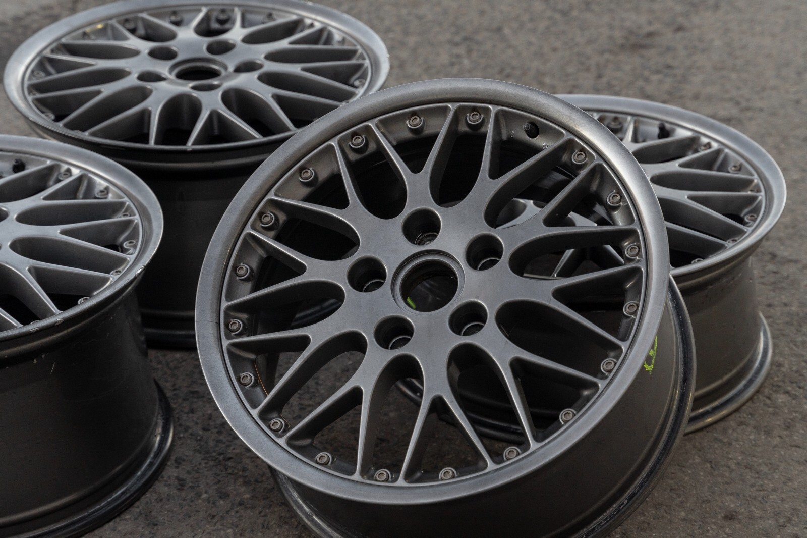 Porsche 993 996 911 GT3 Carrera 18" inch rim OEM Sport Classic II BBS Wheel Set - Image 2