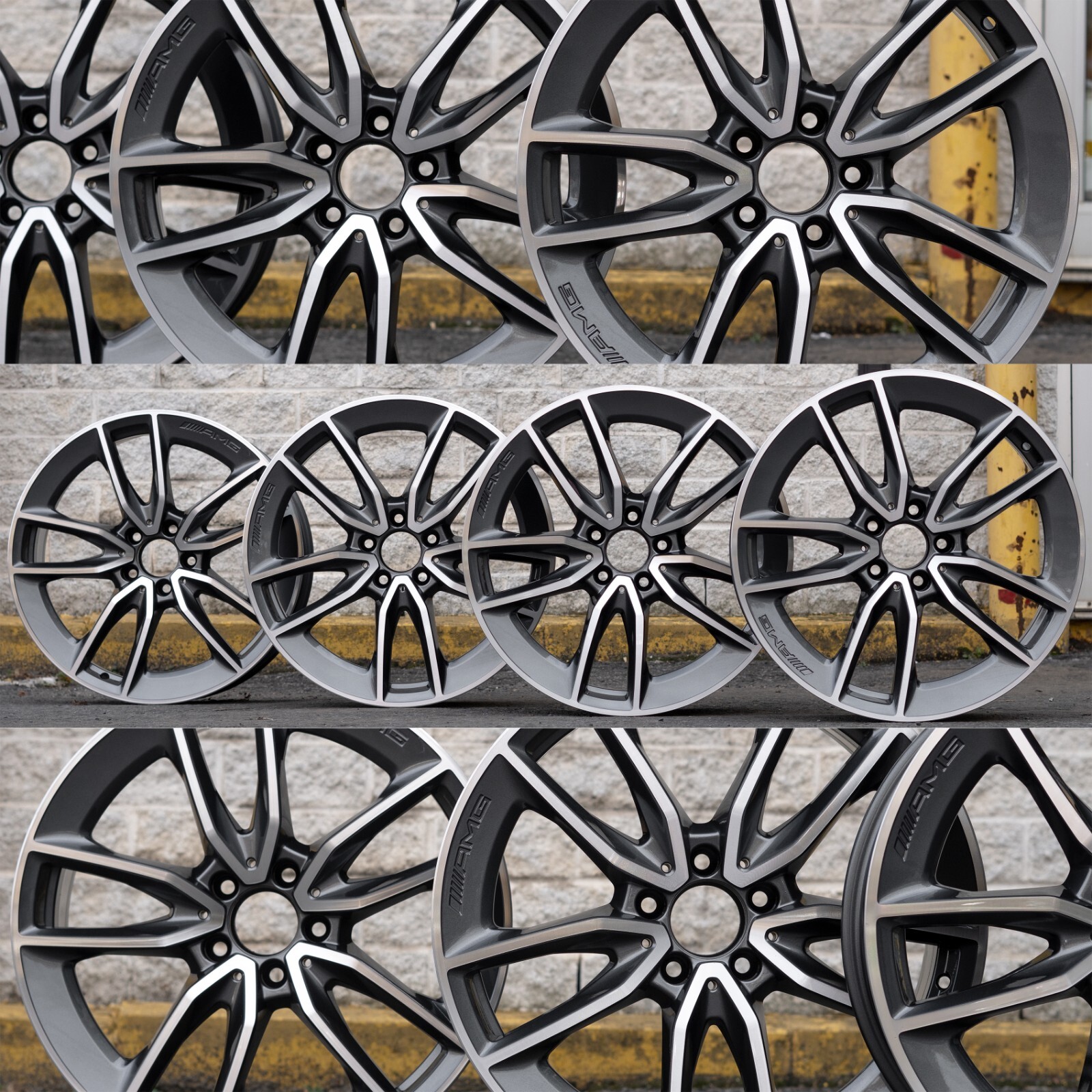 Mercedes C300 C450 C43 AMG 19" Inch OEM 2015-2022 Genuine Original wheel set – Image 22