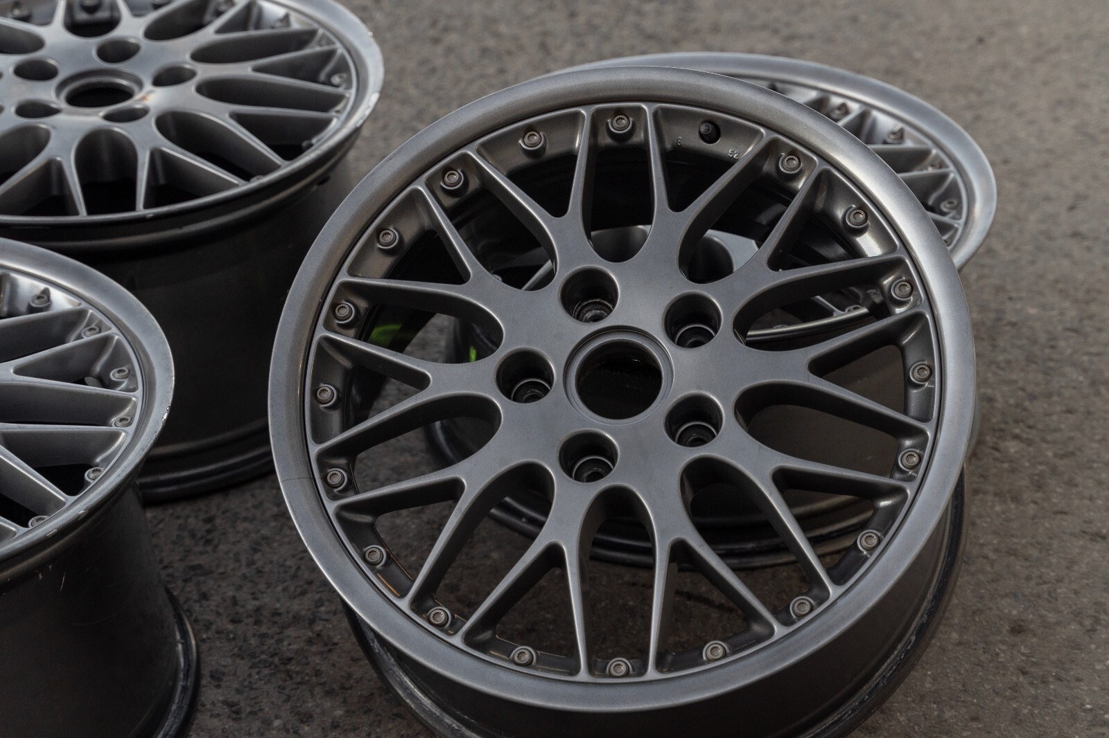 Porsche 993 996 911 GT3 Carrera 18" inch rim OEM Sport Classic II BBS Wheel Set - Image 3