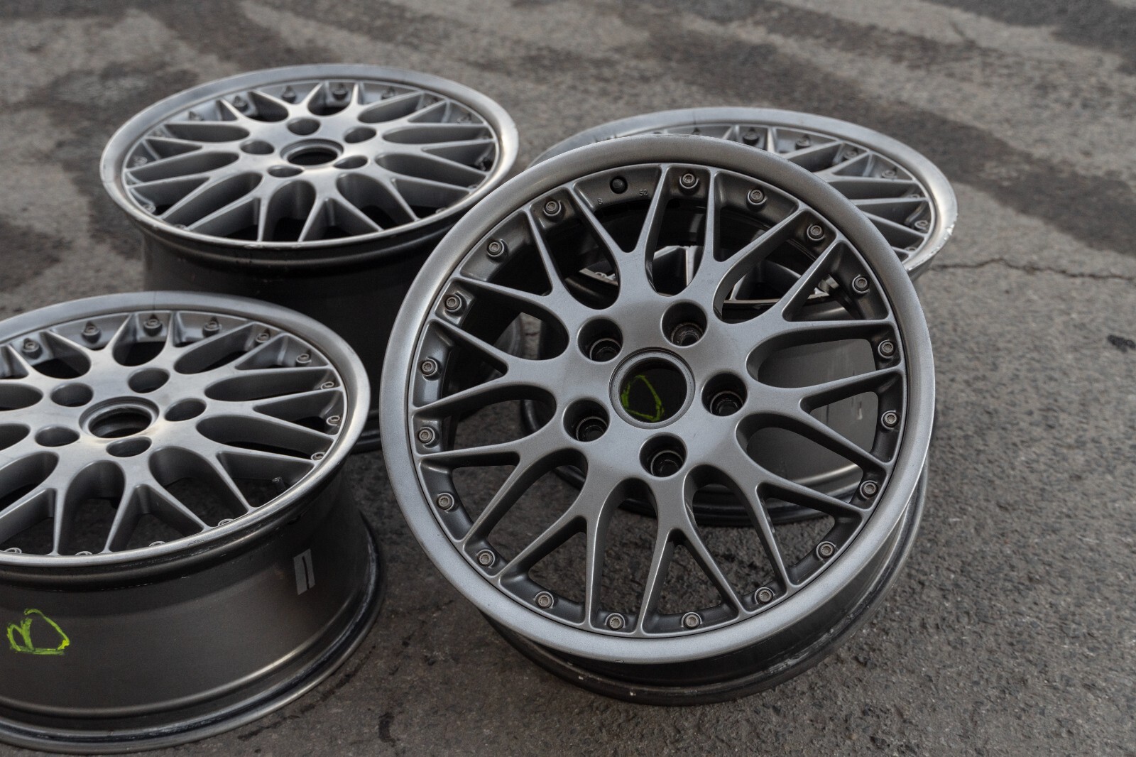 Porsche 993 996 911 GT3 Carrera 18" inch rim OEM Sport Classic II BBS Wheel Set - Image 7