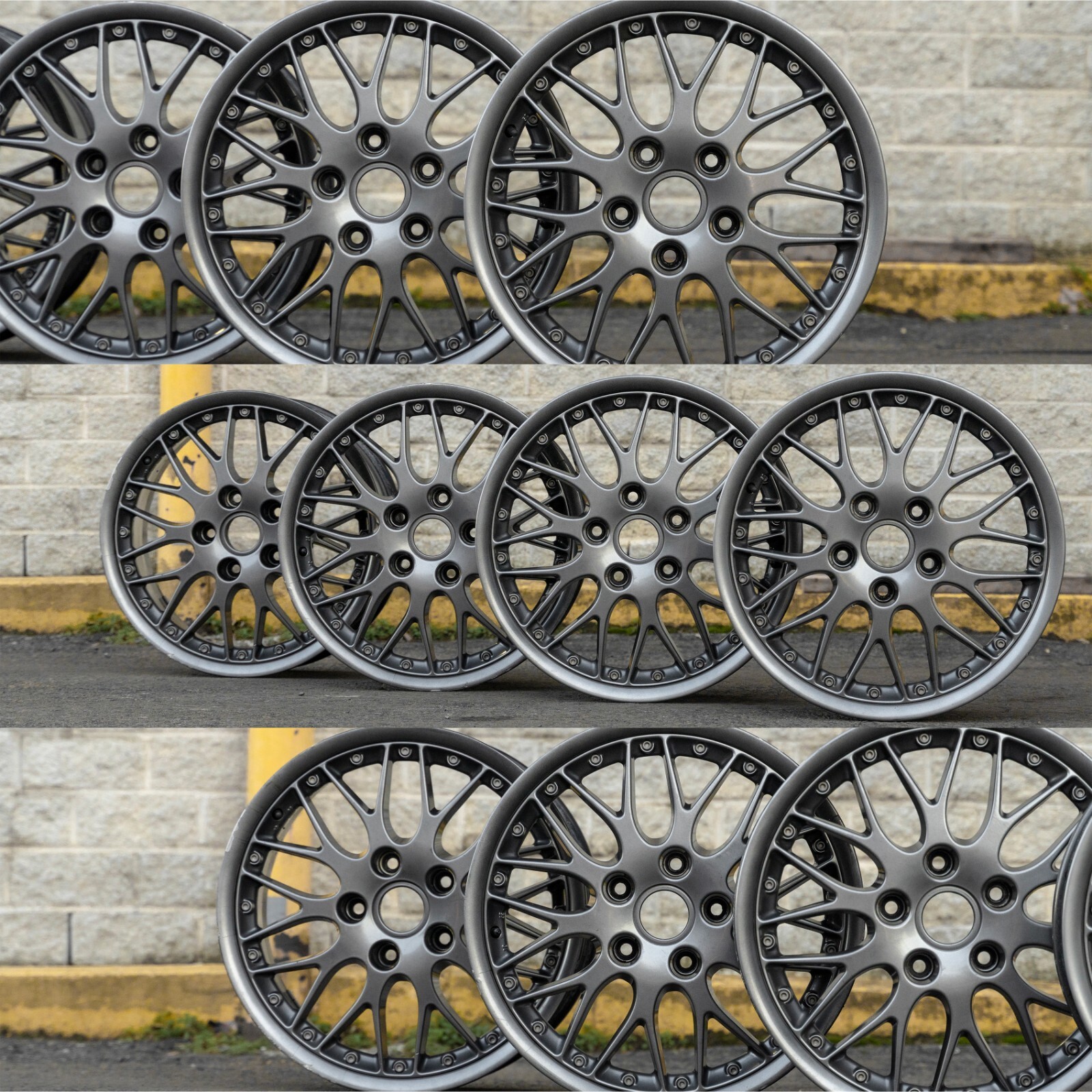 Porsche 993 996 911 GT3 Carrera 18" inch rim OEM Sport Classic II BBS Wheel Set - Image 19