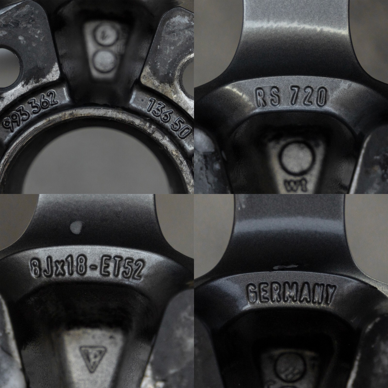 Porsche 993 996 911 GT3 Carrera 18" inch rim OEM Sport Classic II BBS Wheel Set - Image 20