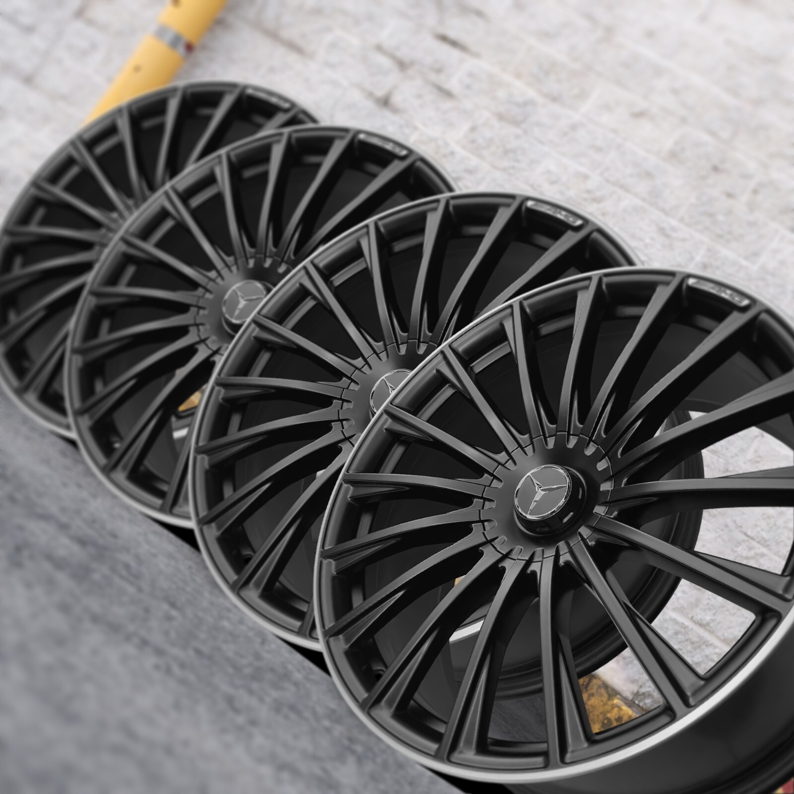 Mercedes S63 AMG 21" inch rim 2023 2024 Genuine Staggered Forged Wheel Set of 4