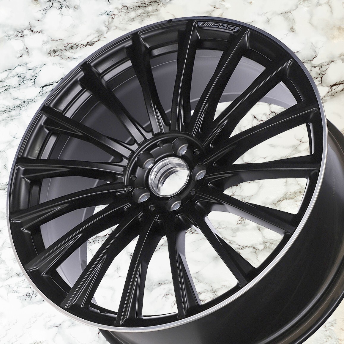 Mercedes S63 AMG 21" inch rim 2023 2024 Genuine Staggered Forged Wheel Set of 4 - Image 10