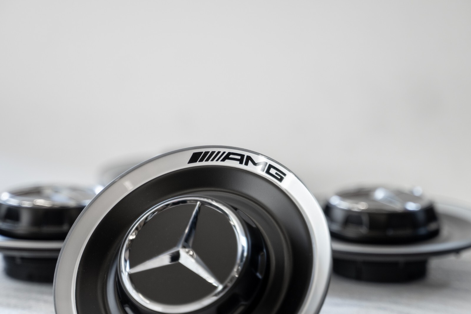 Mercedes Benz C63s E63s CLS63s AMG OEM Genuine Black center cap wheel hub cover - Image 6