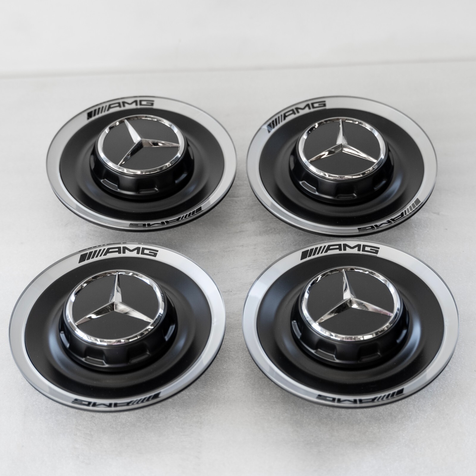 Mercedes Benz C63s E63s CLS63s AMG OEM Genuine Black center cap wheel hub cover - Image 8