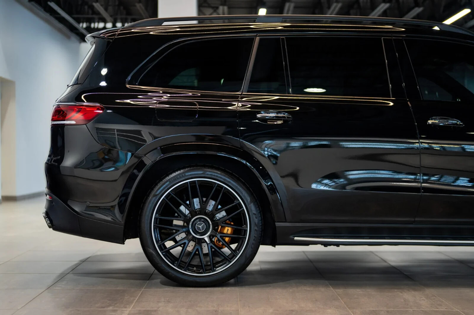 Mercedes Benz C63s E63s CLS63s AMG OEM Genuine Black center cap wheel hub cover - Image 20