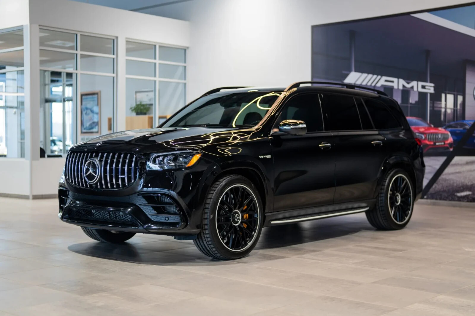 Mercedes Benz C63s E63s CLS63s AMG OEM Genuine Black center cap wheel hub cover - Image 22